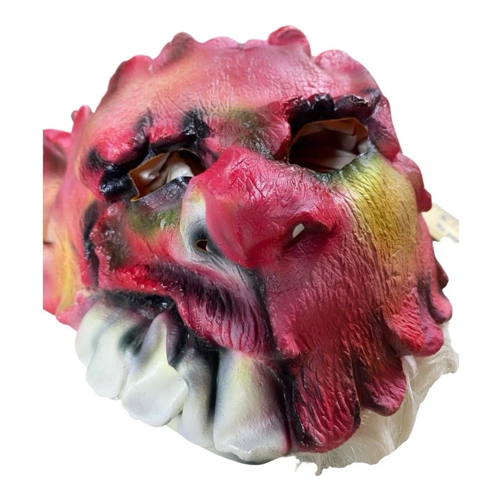 VTG 1994 César‎ Latex Full Mask Monster Demon Horror France Halloween Prop RARE